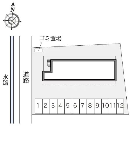 ★手数料０円★尼崎市御園３丁目　月極駐車場（LP）